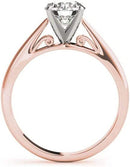 0.5-1 Carat Certified Round Solitaire Ring 