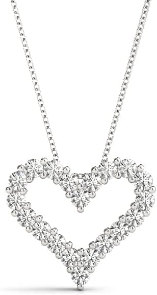 Lab Grown Diamond Heart Necklace