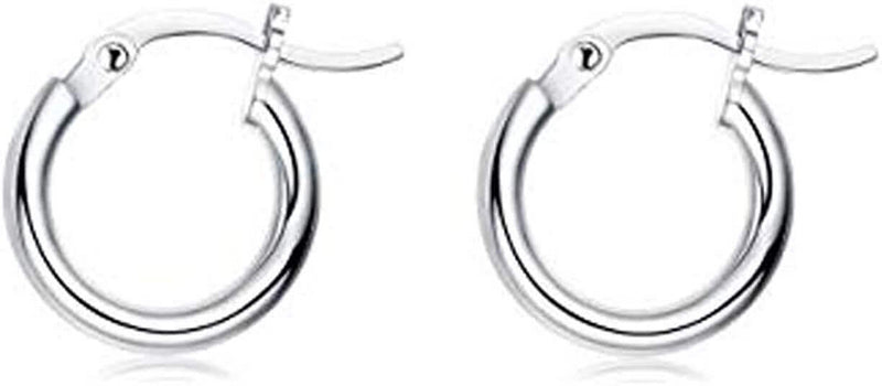 14K Real White Gold