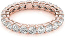 Certified Round Lab Grown Diamond Eternity Ring For Women 