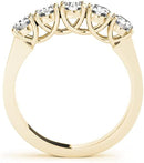 Five Stone Wedding Anniversary Stackable Ring Band