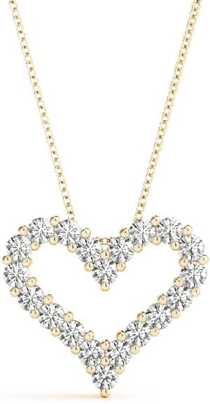 Lab Grown Diamond Heart Necklace