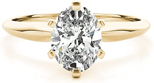 Certified Lab Grown Diamond Engagement Ring For Women 