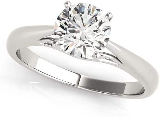 0.5-1 Carat Certified Round Solitaire Ring 