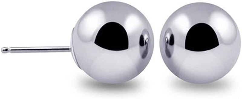 Ball Earrings High Polished