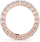 Certified Round Lab Grown Diamond Eternity Ring For Women 