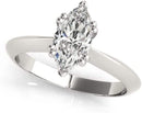 Real Marquise Cut White Diamond