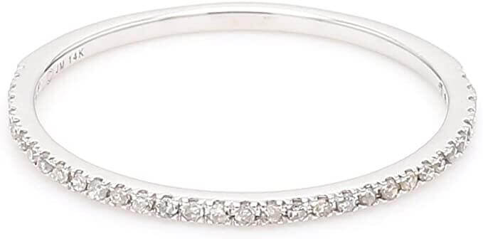 Rose Gold Round White Diamond