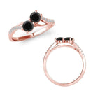 I Love Us™  Two-Stone Ring 1/3 ct tw Diamonds 14K White Gold  "My Best friend is My true love™", RINGS, JewelMORE.com  - JewelMORE.com