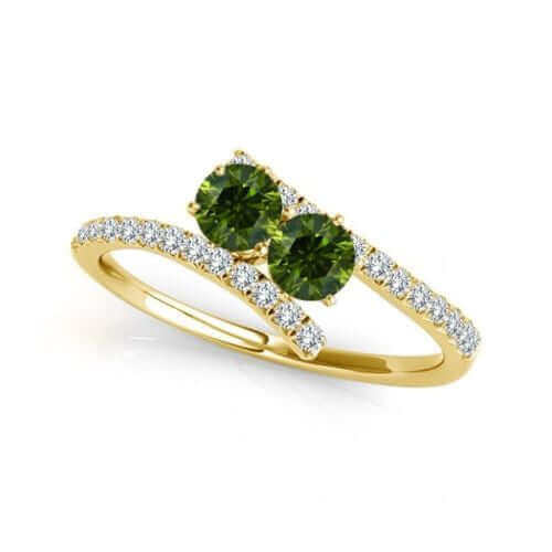 I Love Us™  Two-Stone Ring 3/4ct ct tw Diamonds 14K White Gold  "My Best friend is My true love™", RINGS, JewelMORE.com  - JewelMORE.com
