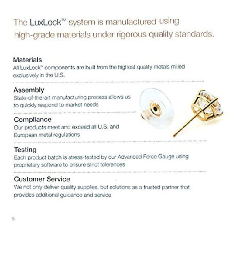 World's most secure Patented Replacement Earring Back