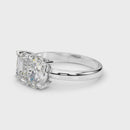 2.25 Carat Oval and Emerald Cut Lab Grown Diamond