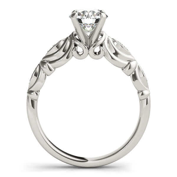 Jewelmore Engagement Rings for Women 1/2 Carat Halo Diamond Engagement Bridal Ring Set Prong Setting 10K Solid Rose White Yellow Gold Genuine Diamond Wedding Jewery