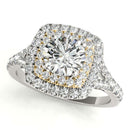 Diamond Double Halo Ring