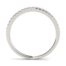 JewelMore 0.5 Carat & 1 Carat Certified 14K White Gold Hidden Halo Solitaire Round Cut Engagement Diamond Ring for women (I-J Color, I2-I3 Clarity)