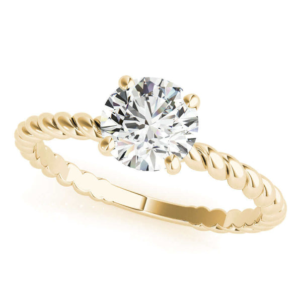 White Gold Diamond Solitaire Engagement Ring 