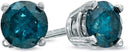 1/7 cttw Blue Diamond stud
