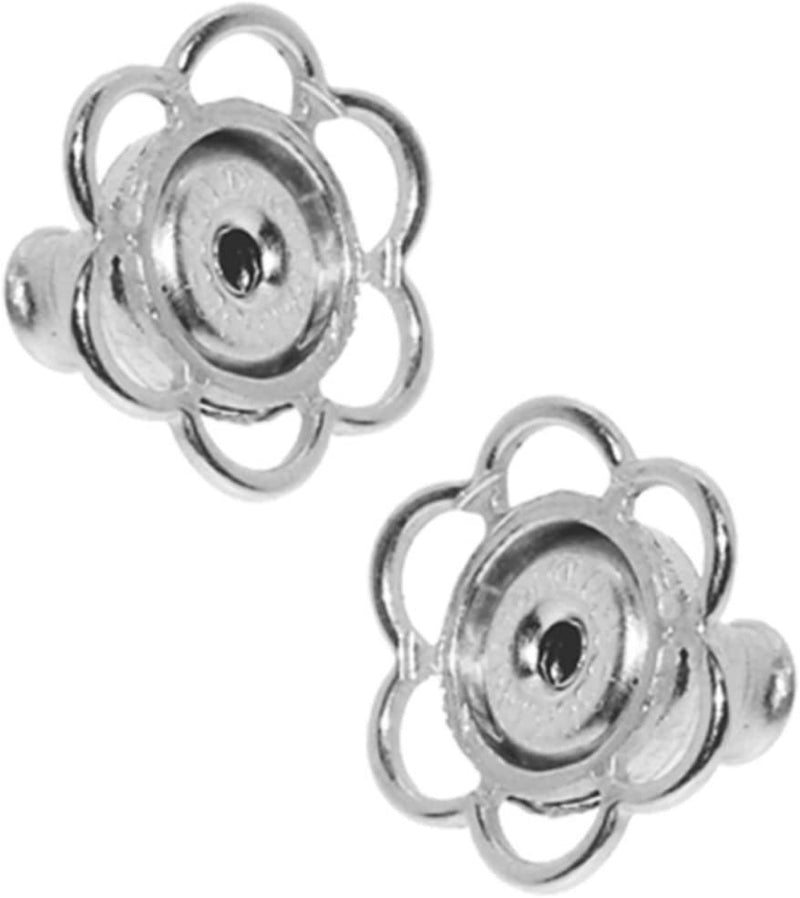JewelMore LuxLock TM Secure Patented Earring Back - .925 Silver