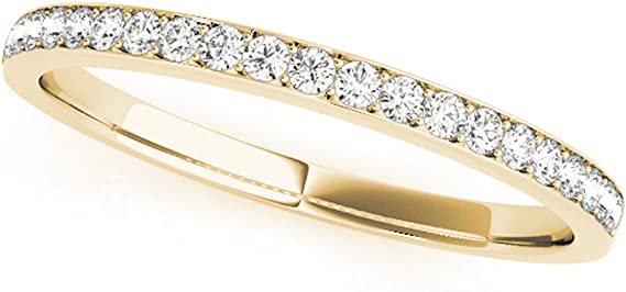 Halo Round Diamond Antique Wedding Band 