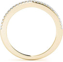 Halo Round Diamond Antique Wedding Band 