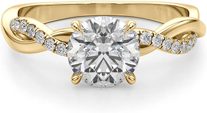 Twisting Infinity Gold and Diamond