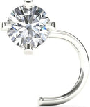 14K White or Yellow Gold Nose Ring