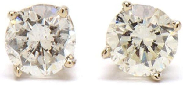 1/4-3/4ctw Diamond Stud Earrings in 14k White Gold