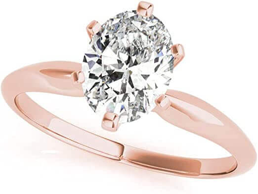 Certified Lab Grown Diamond Engagement Ring For Women 