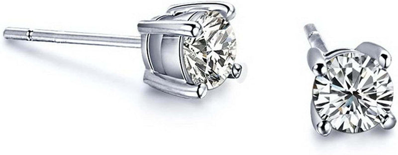 Solitaire Diamond Earrings