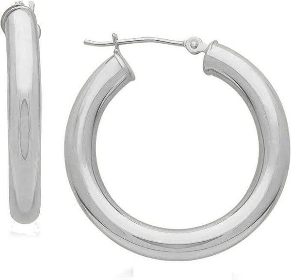 2mm Thickness Hinged Hoop Earrings