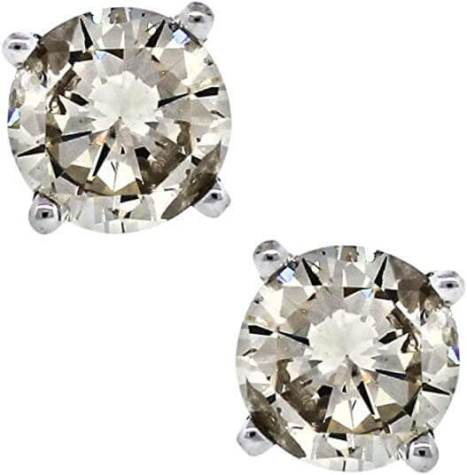 1/4-3/4ctw Diamond Stud Earrings in 14k White Gold