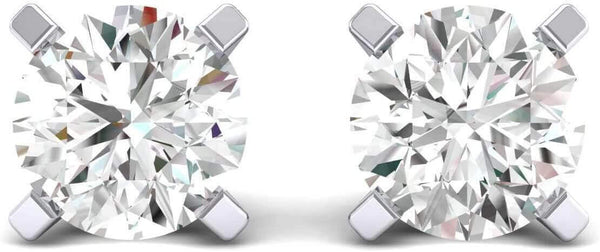 1/3 cttw Certified Diamond Stud Earrings