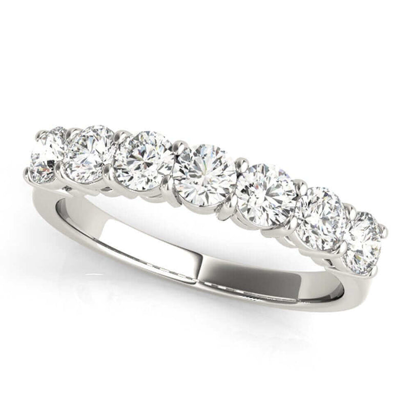 7 Stone Bridal Wedding Band Anniversary Ring 