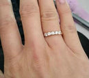 Five Stone Diamond Wedding Band 