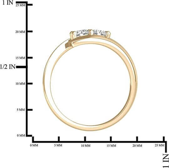 Two Stone Ring Forever