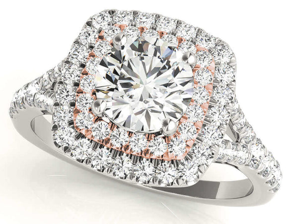 Diamond Double Halo Ring