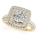 Diamond Double Halo Engagement Ring