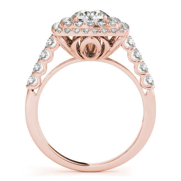 Diamond Double Halo Engagement Ring