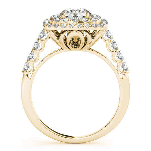 Diamond Double Halo Engagement Ring