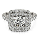 Diamond Double Halo Engagement Ring