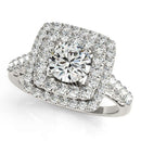 Diamond Double Halo Engagement Ring