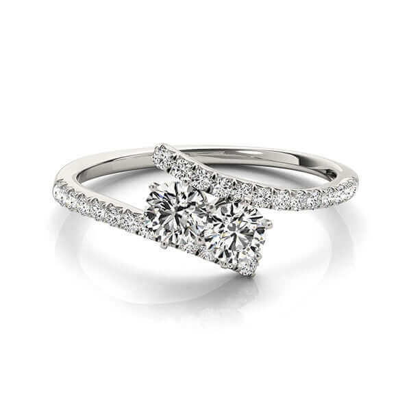 I Love Us Two-Stone Ring