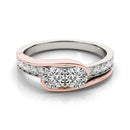 I Love Us Two-Stone Ring