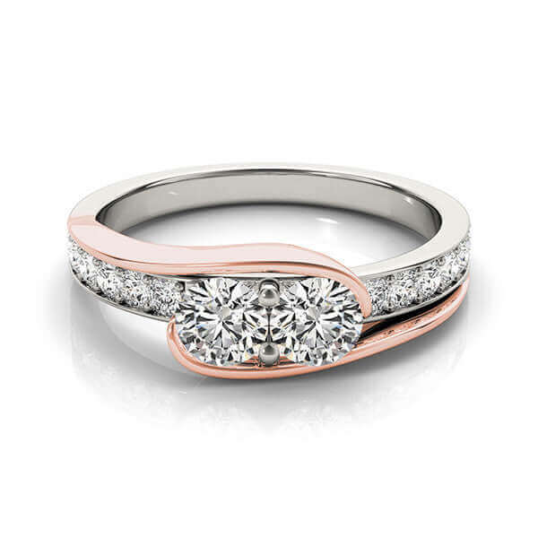 I Love Us Two-Stone Ring