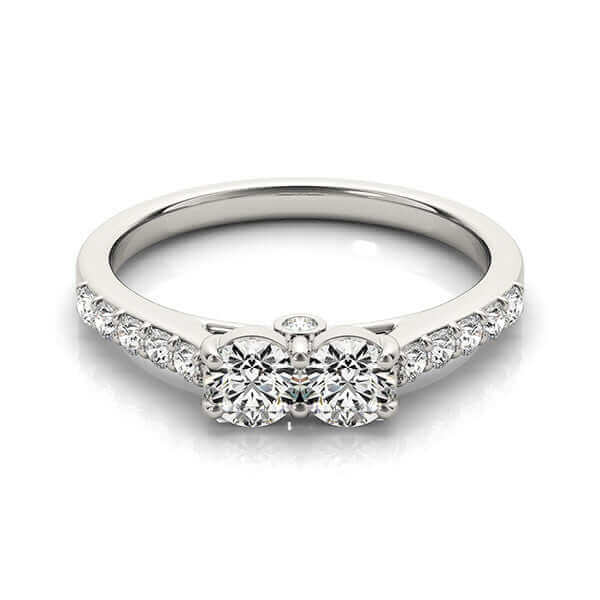 I Love Us Two-Stone Ring