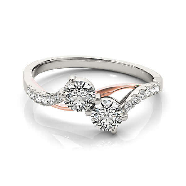 I Love Us Two-Stone Ring