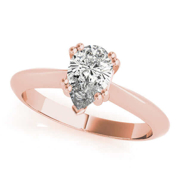 Solitaire Oval Cut Diamond Engagement Ring