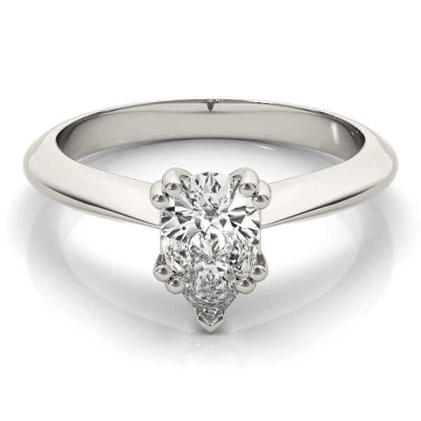 Solitaire Oval Cut Diamond Engagement Ring