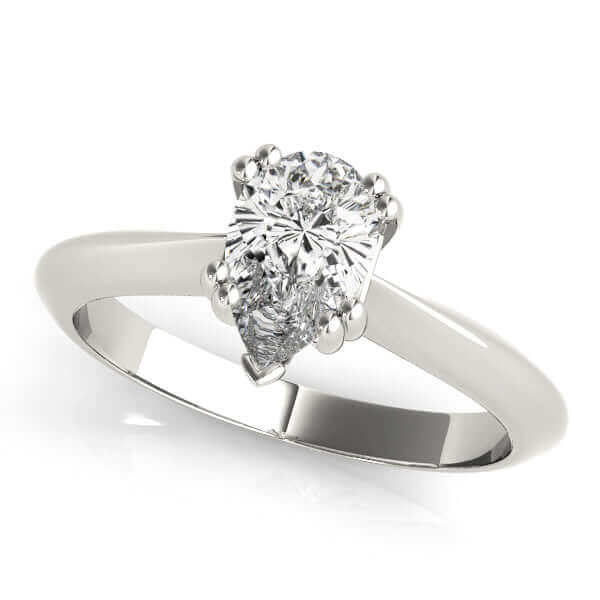 Solitaire Oval Cut Diamond Engagement Ring