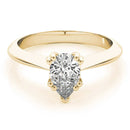 Solitaire Oval Cut Diamond Engagement Ring